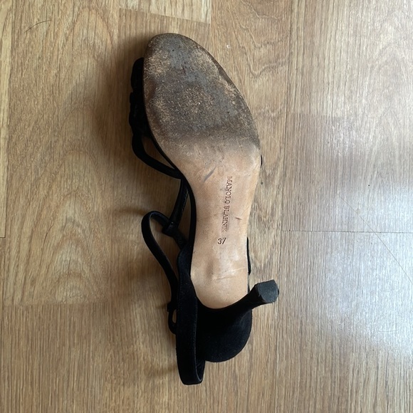 Manola Blahnik black sandals size 37 - Picture 5 of 9